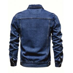 Men's Slim-Fit Denim Jacket | Classic Fitted Jean Jacket