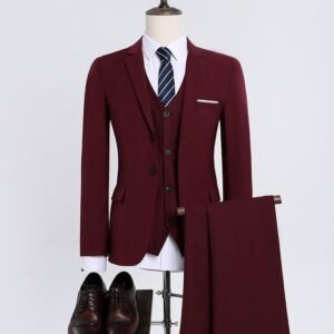 Elegant Slim-Fit Men's Banquet Suit & Trousers | Premium Formal Wear