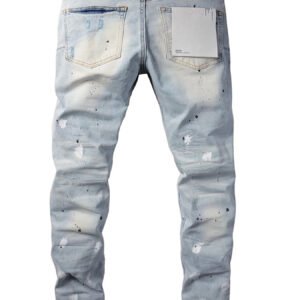 Shanxi Stretchy Slim Straight Jeans – Premium Stretch Denim for Men