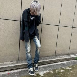 Shanxi Stretchy Slim Straight Men’s Pants | Ultimate Comfort & Style Hover Image