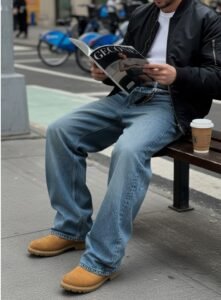 Men’s K-Label Non-Stretch Straight-Leg Pants | Structured Casual Fit