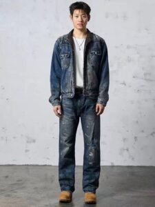 Men’s Non-Stretch Straight-Leg Pants | 100% Cotton Structured Casual Fit