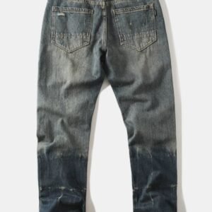 Men’s Classic Straight-Leg Cotton Pants | Non-Stretch Casual Trousers Hover Image